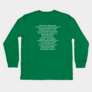 Caddyshack full Carl Spackler quote Kids Long Sleeve T-Shirt